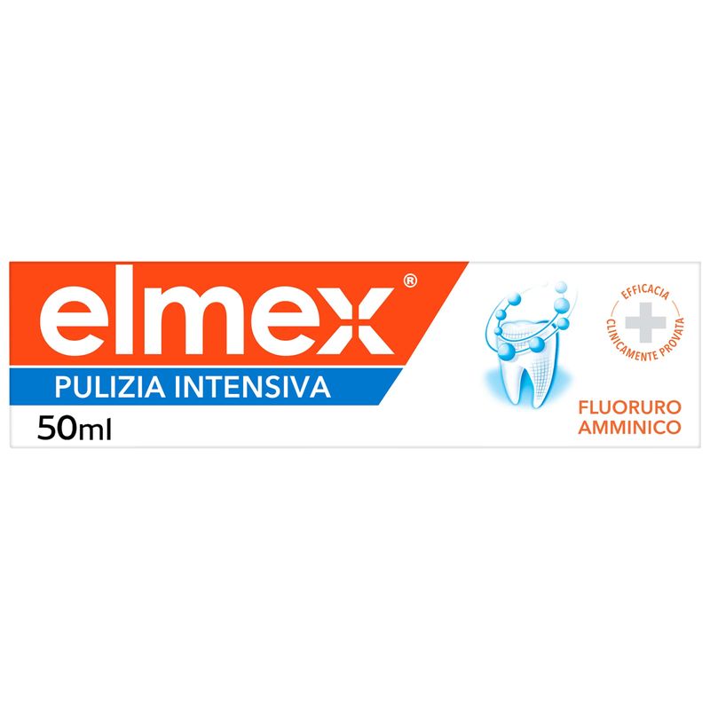 Elmex Pulizia Intensiva dentifricio per denti lisci e naturalmente bianchi 50ml-2