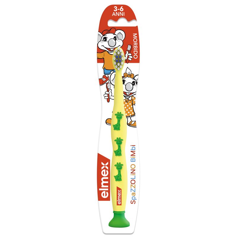 Elmex spazzolino educativo morbido 3-6 anni 1 pezzo colori assortiti-1