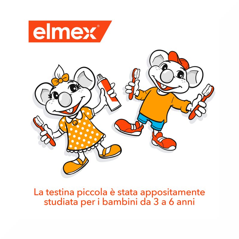 Elmex spazzolino educativo morbido 3-6 anni 1 pezzo colori assortiti-2