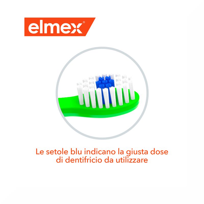 Elmex spazzolino educativo morbido 3-6 anni 1 pezzo colori assortiti-3
