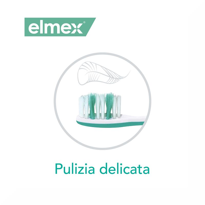 Elmex Spazzolino Sensitive Extra Morbido per una pulizia delicata dei denti sensibili 1 pezzo-2