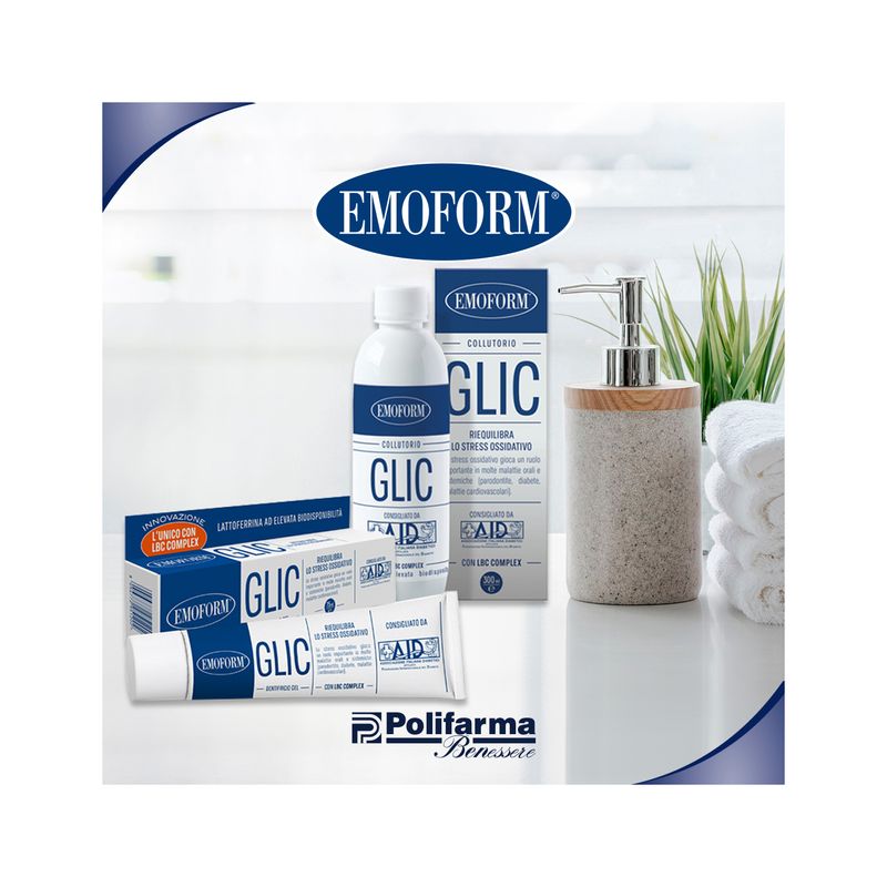 Emoform Glic dentifricio gel riequilibra lo stress ossidativo 75ml-5
