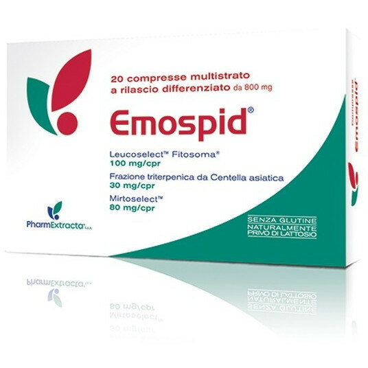 Emospid per la funzionalità del microcircolo 20 compresse multistrato a rilascio differenziato-2