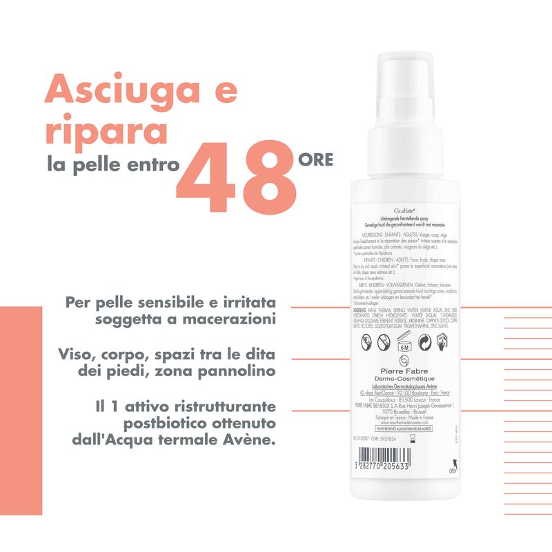 Avene Cicalfate+ eau thermale Spray Adsorbente Lenitivo 100ml-4
