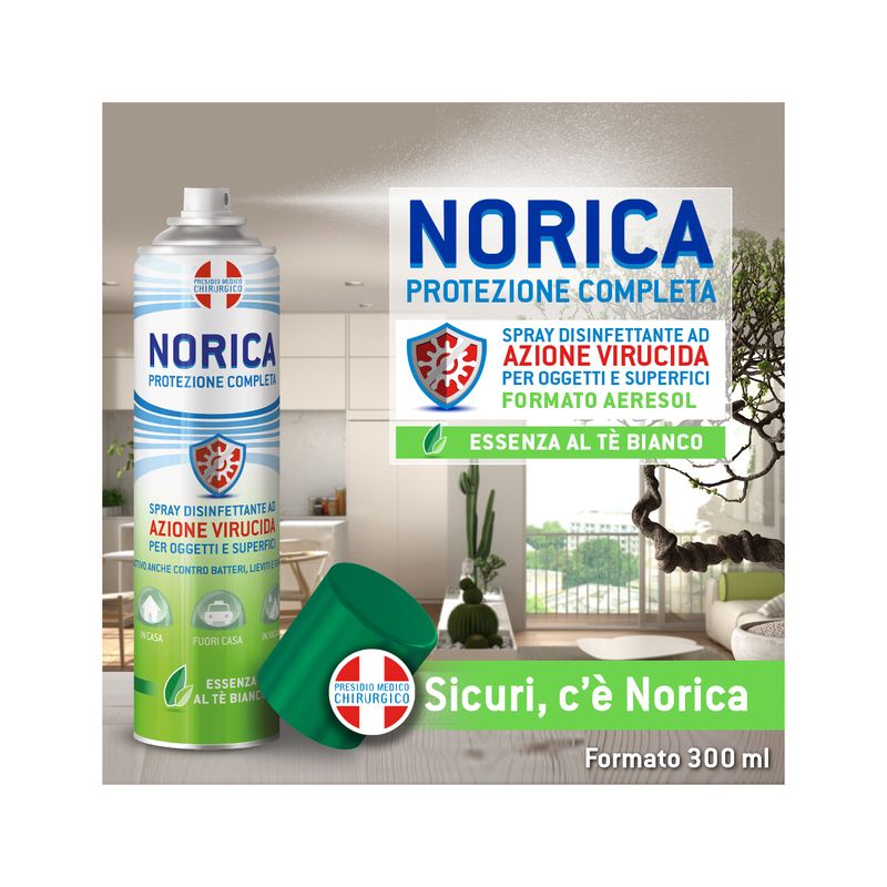 Norica Protezione Completa spray disinfettante per oggetti e superfici 75ml-4