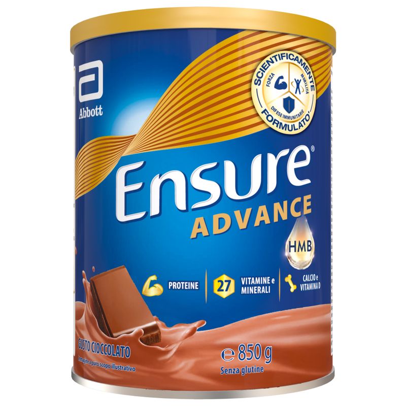 Ensure Advance Integratore Alimentare Proteico Cioccolato 850g-1