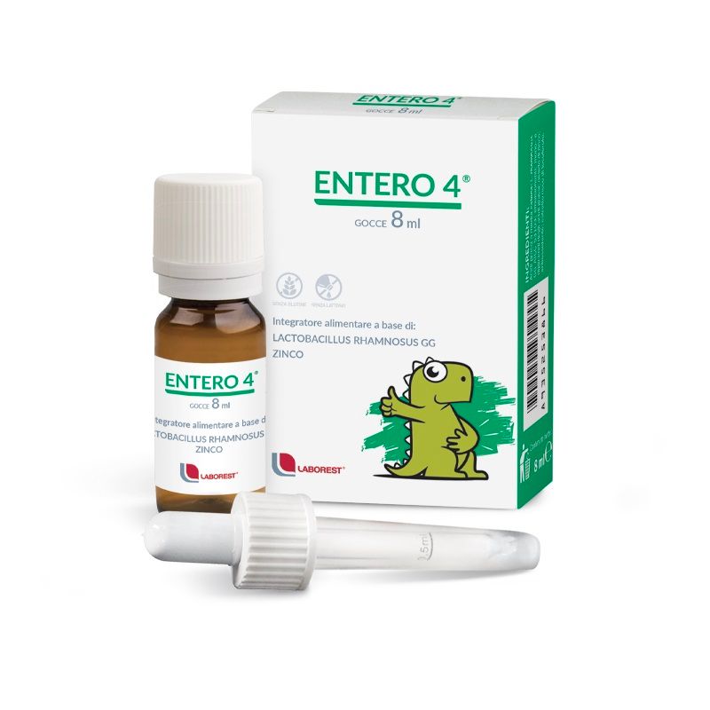 Entero 4 Gocce per il benessere intestinale 8ml-1