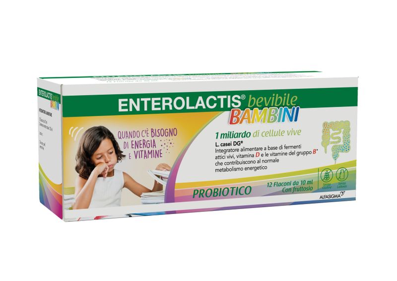 Enterolactis Bevibile Bambini 12 Flaconi 10ml-1