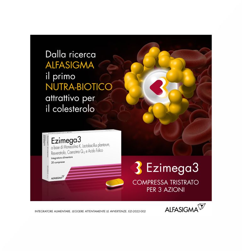 Ezimega 3 20 Compresse Integratore Omega-3 Salute Cuore-5