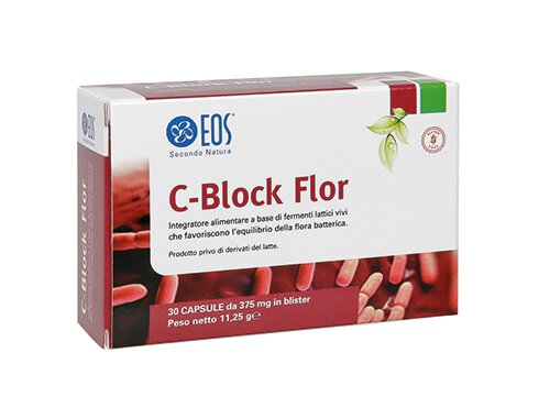 Eos C-Block Flor favorisce lo sviluppo della flora batterica 30 capsule-2