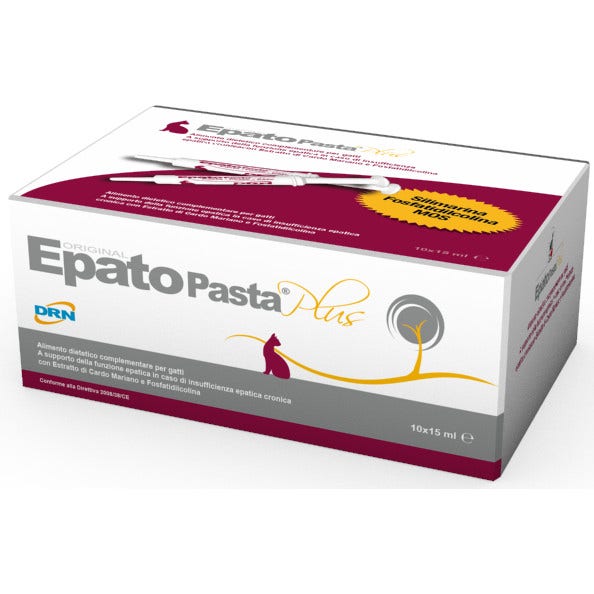 Drn Epato Plus Pasta Mangime Complementare Gatto 10 Siringhe 15ml-1