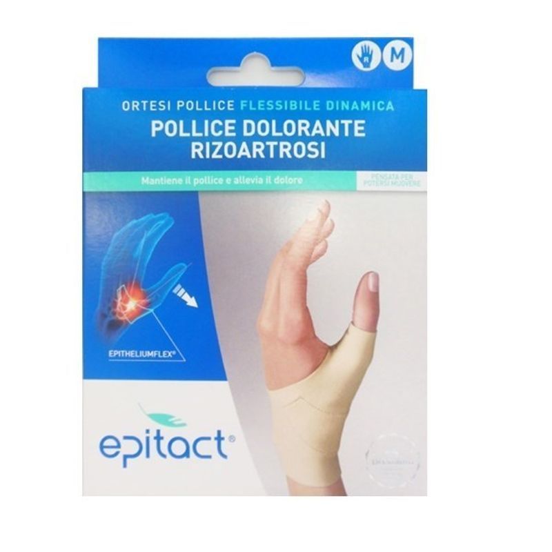 Epitact Ortesi propriocettiva flessibile pollice dolorante rizoartrosi mano destra Taglia M 1 pezzo-1