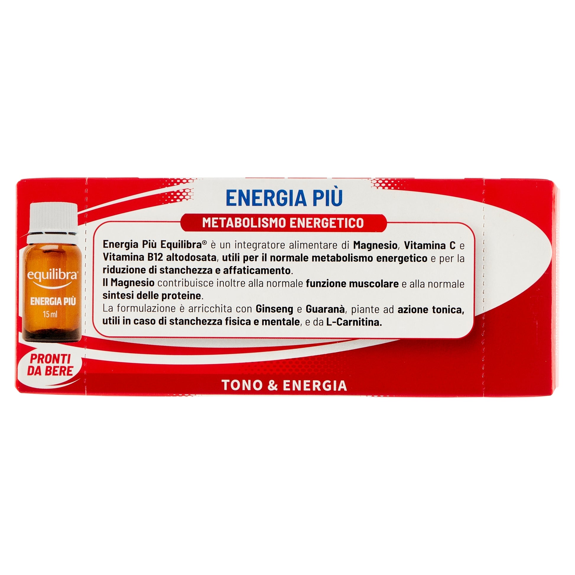 Equilibra Energia Più per il metabolismo energetico 10 flaconcini-2