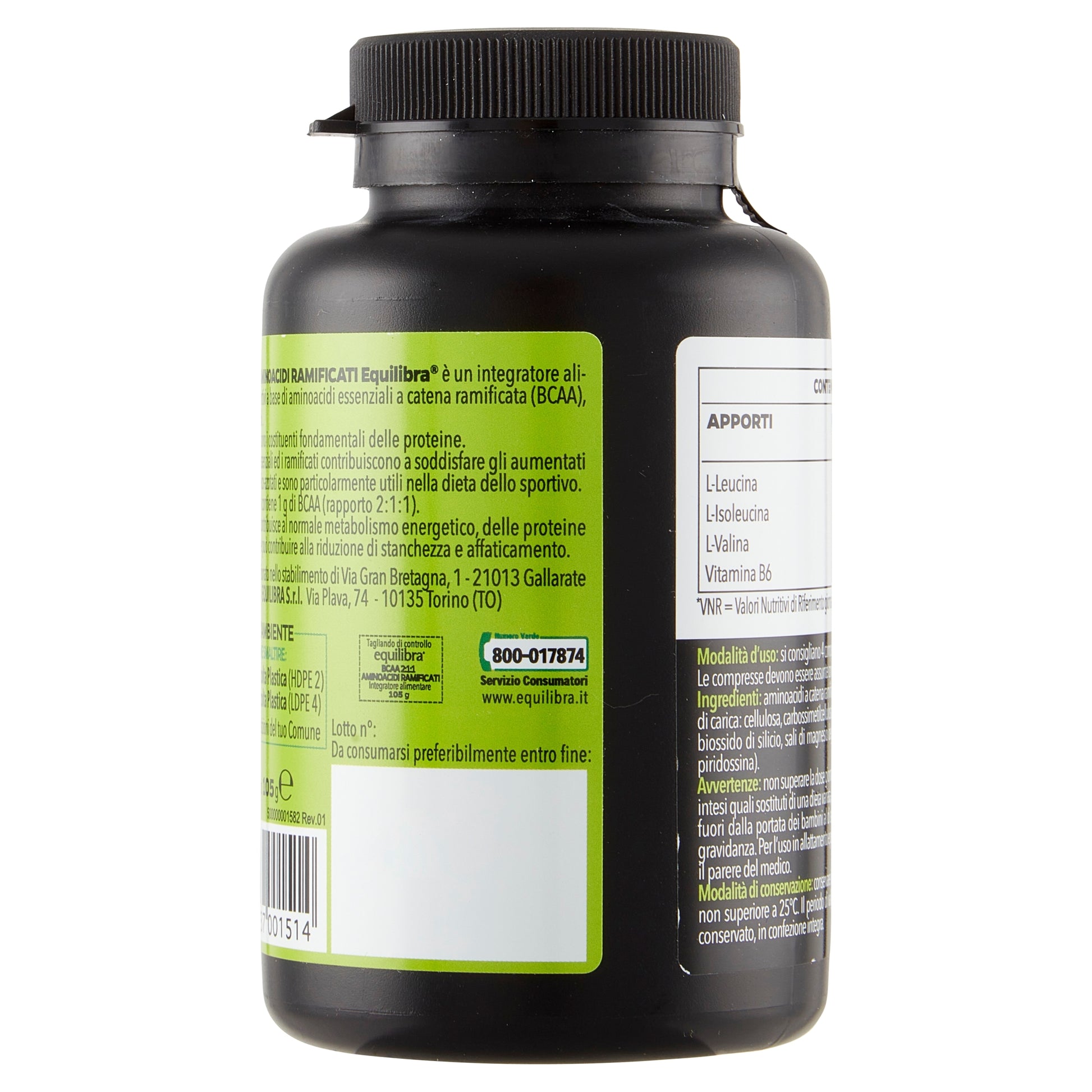 Equilibra Aminoacidi ramificati 100 compresse-3