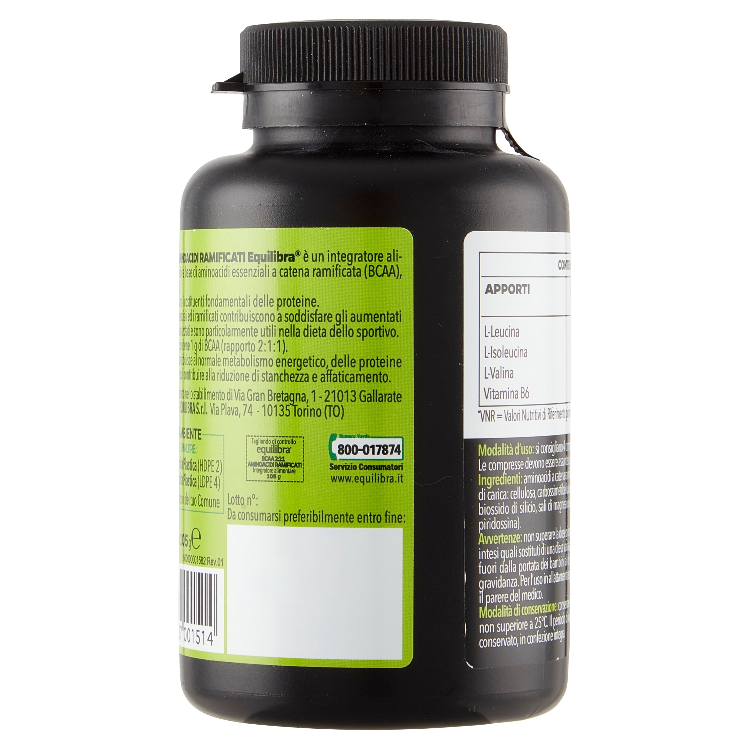 Equilibra Aminoacidi ramificati 100 compresse-3