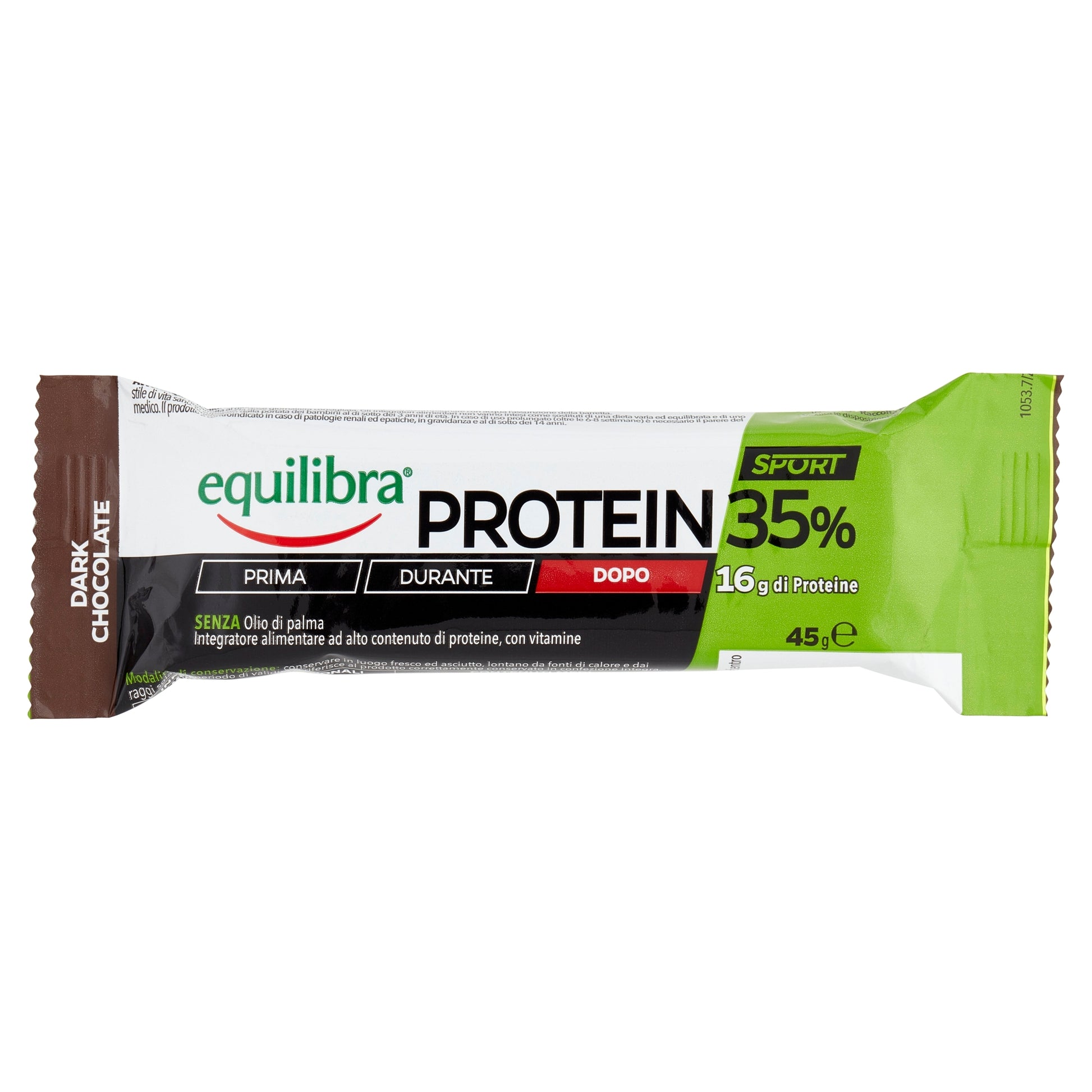 Equilibra barretta protein 35% gusto dark chocolate 45g-1
