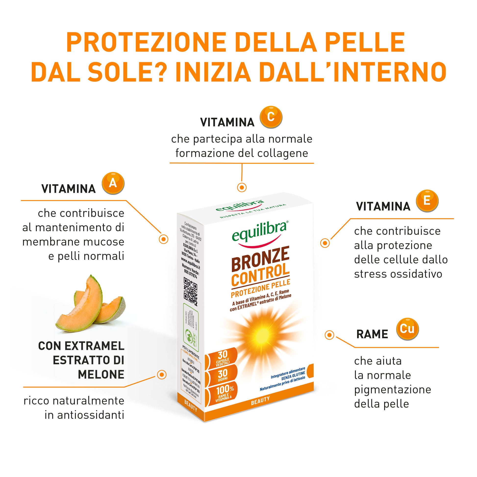 Equilibra Bronze Control antiossidante e abbronzante 30 vegicaps soft-2