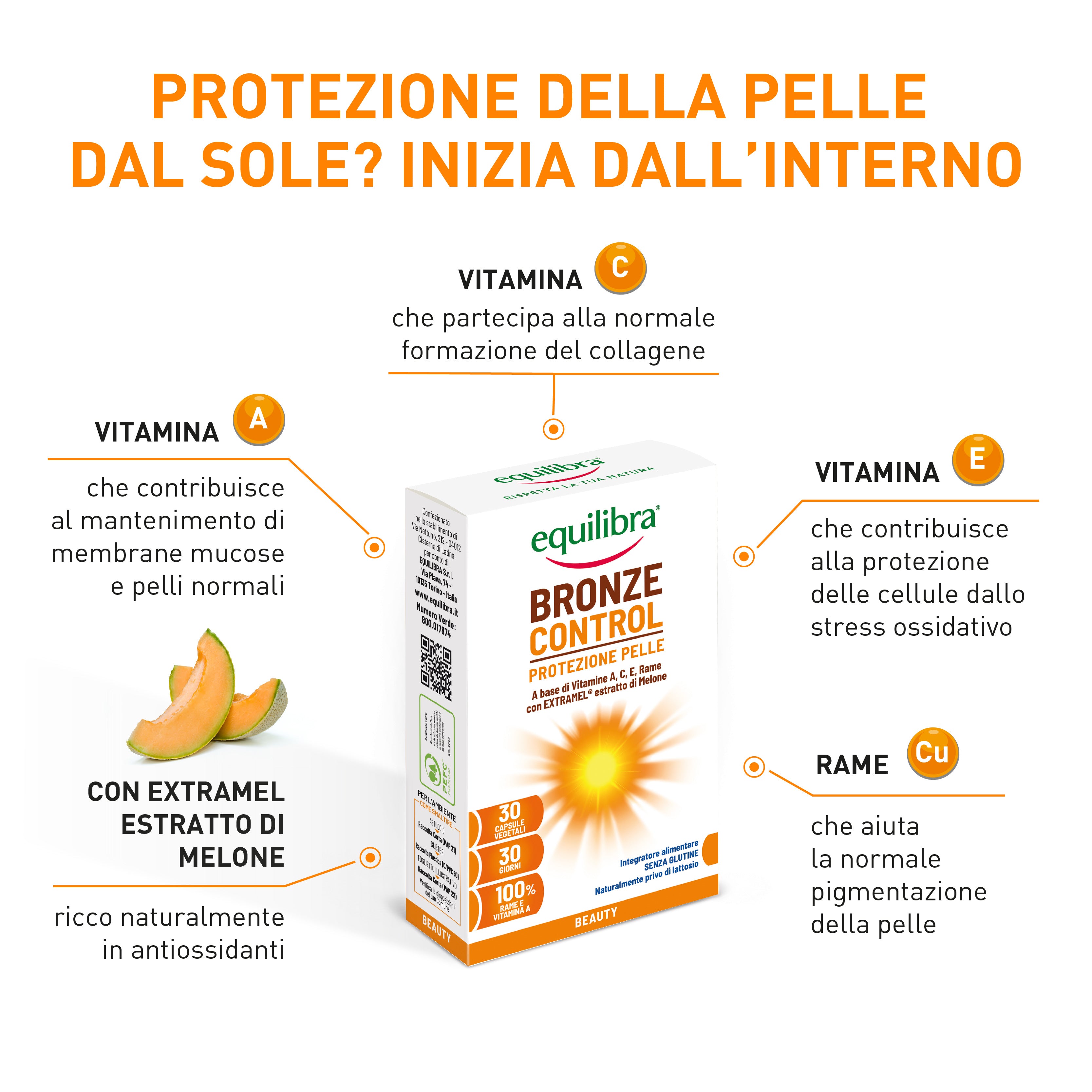 Equilibra Bronze Control antiossidante e abbronzante 30 vegicaps soft-2