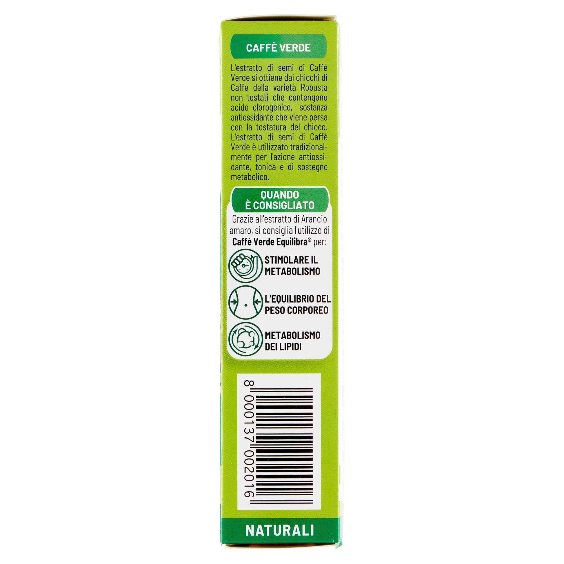 Equilibra Caffè Verde integratore alimentare 40 capsule-4