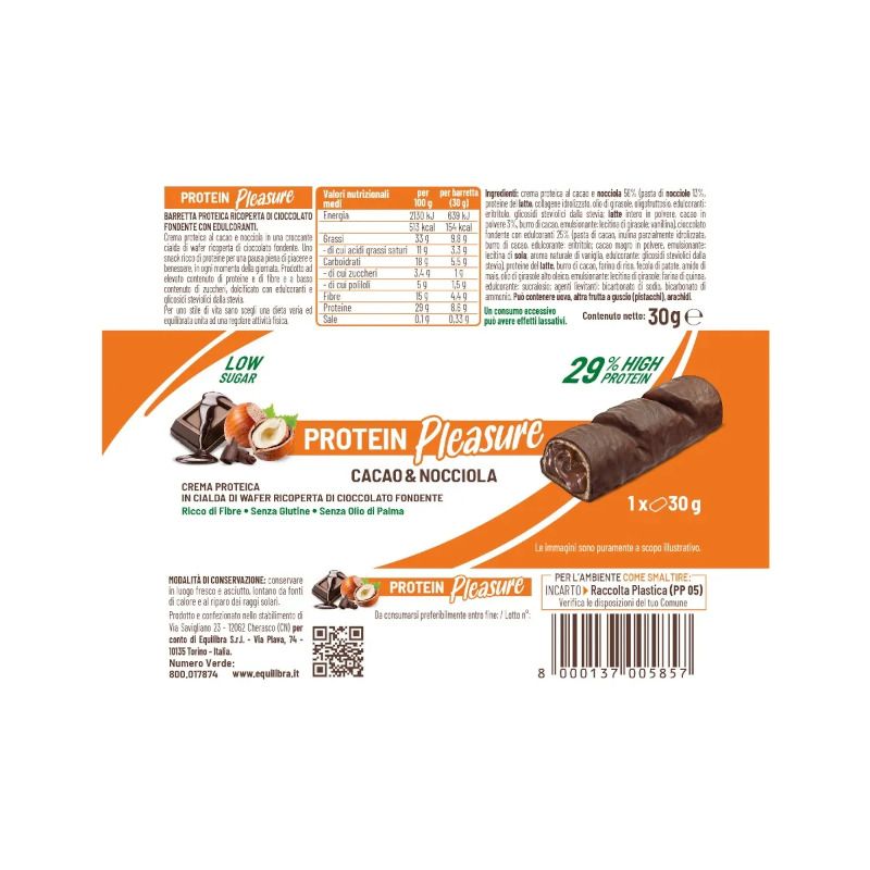 Equilibra Crock Cacao&Nocciola 1 Barretta Proteica-5