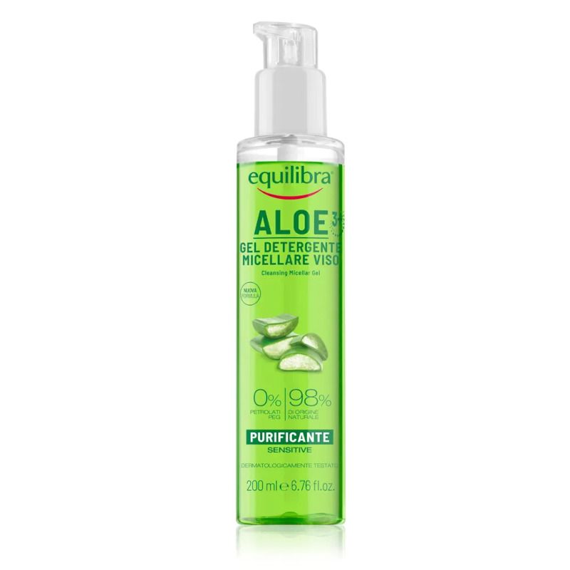 Equilibra Aloe Gel Detergente Micellare Viso Purificante 200ml-1