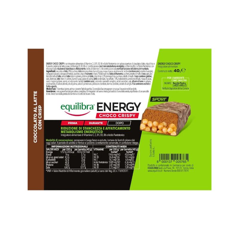 Equilibra Energy Choco Crispy 1 Barretta Energetica-2