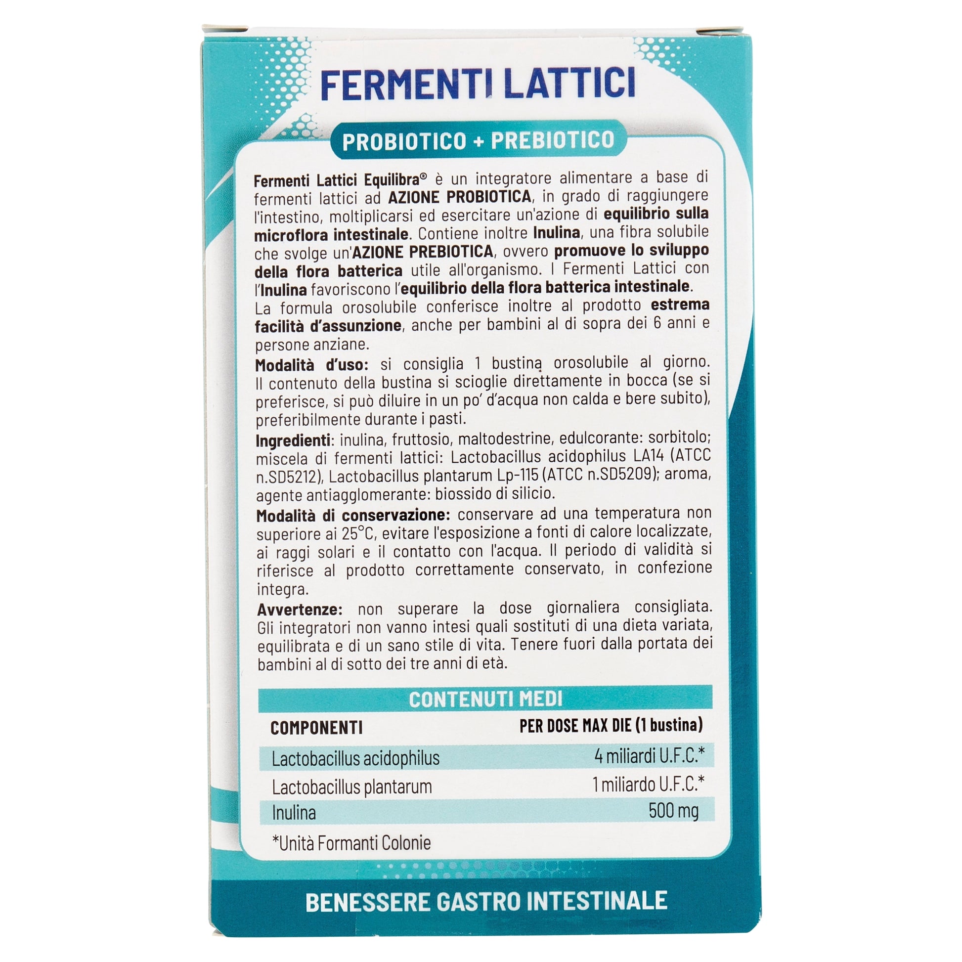 Equilibra Fermenti lattici orosolubili 10 bustine stick pack-2