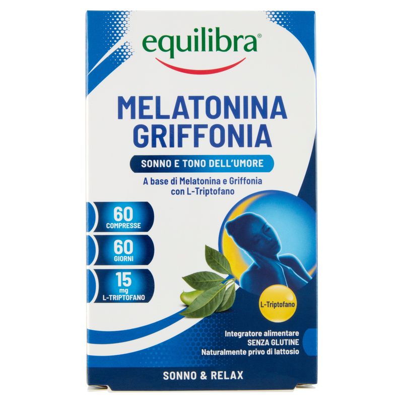 Equilibra Melatonina + Griffonia 60 Compresse-1