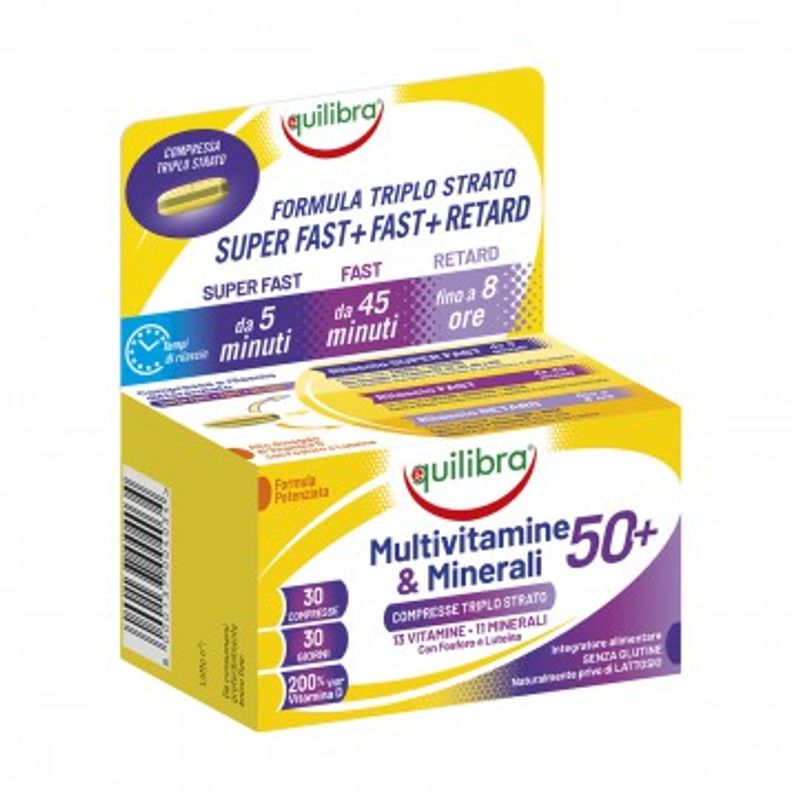 Equilibra multivitamine & minerali 50+ 30 compresse-1