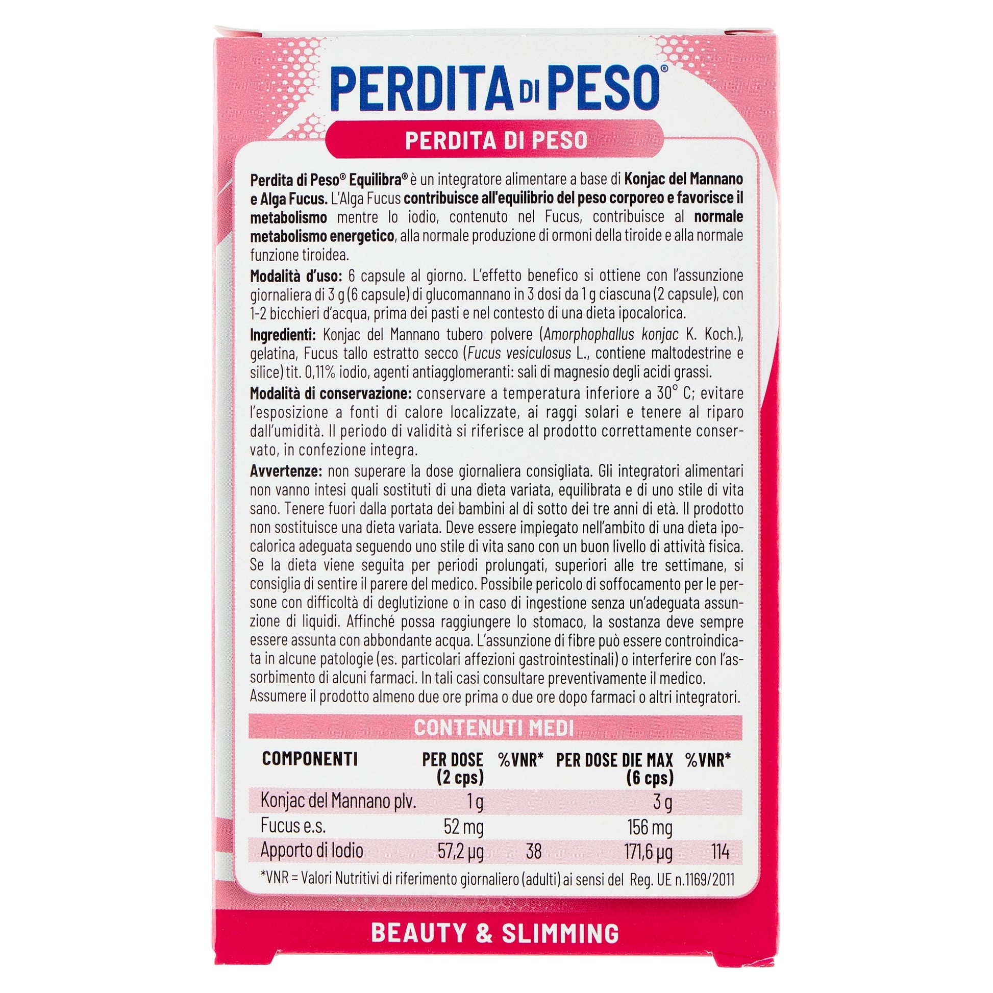 Equilibra Perdita di Peso 60 capsule-2