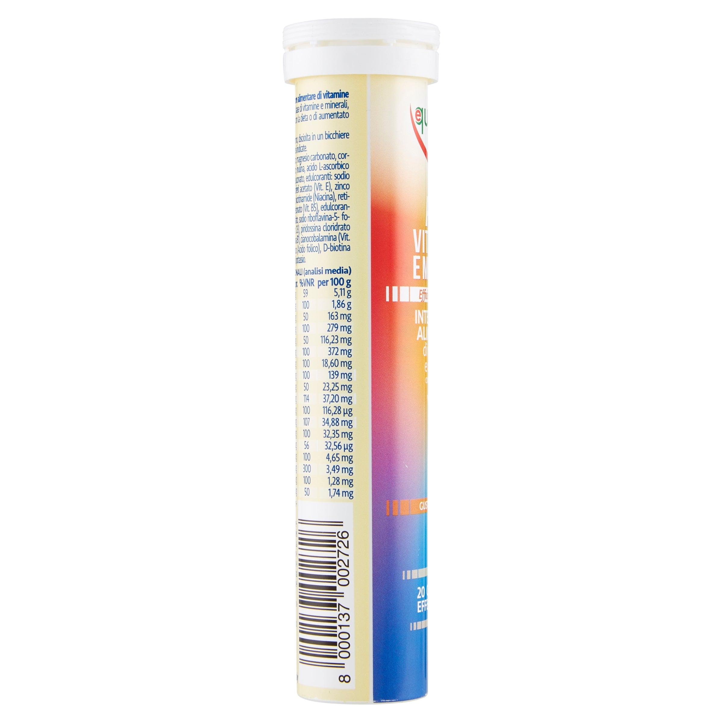 Equilibra Più Vitamine e Minerali 20 compresse effervescenti-2