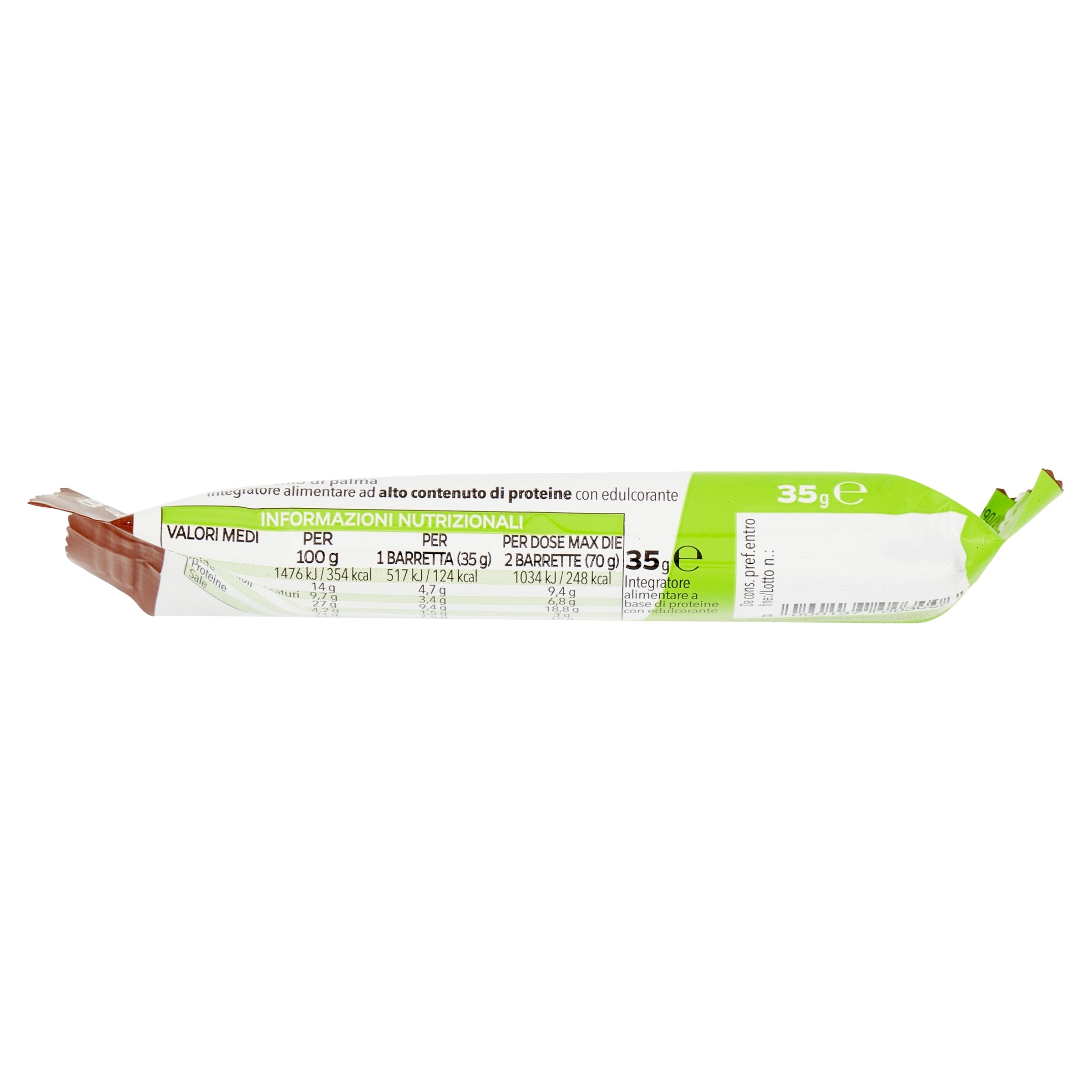 Equilibra Protein 31% Low Sugar gusto cioccolato al latte 35g-4