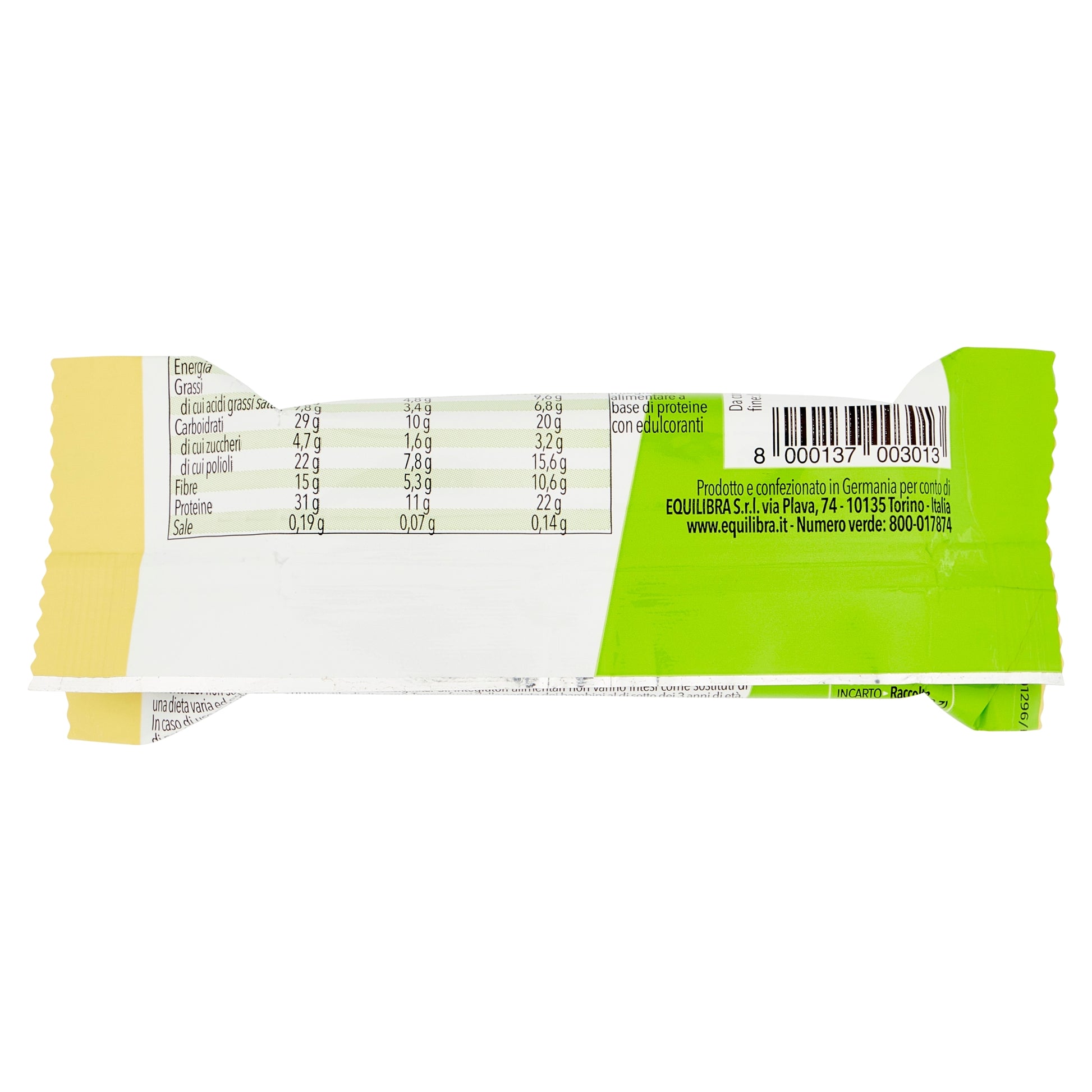 Equilibra Protein 31% Low Sugar gusto vaniglia 35g-2
