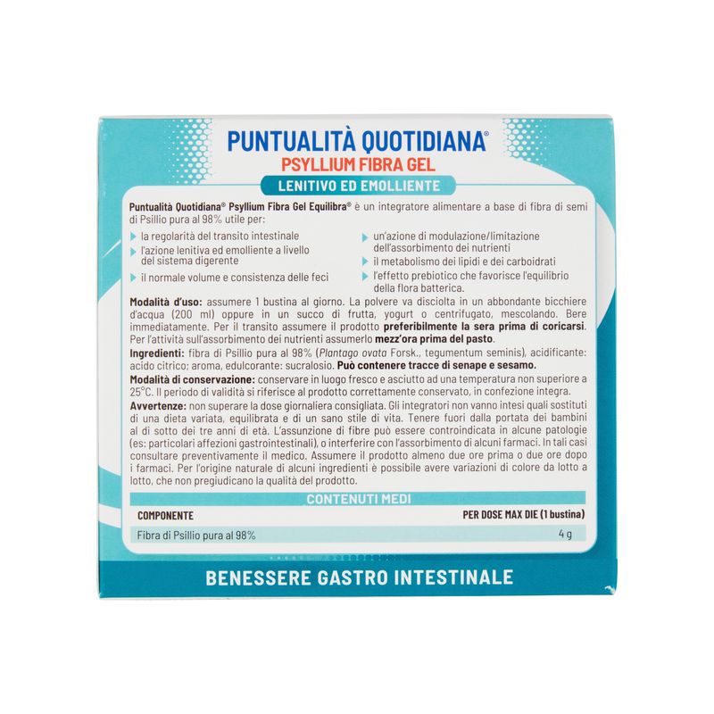 Equilibra Psyllium Fibra-Gel 20 Bustine-2