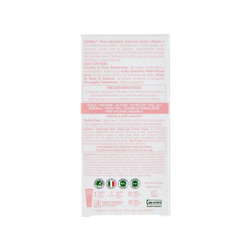 Equilibra Rosa Ialuronica Contorno Occhi Liftante 15ml-5
