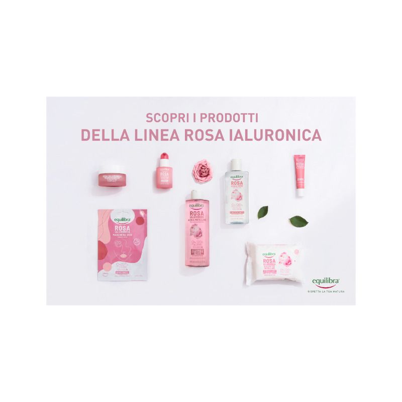 Equilibra Rosa Ialuronica 25 Salviette Micellari Struccanti-4