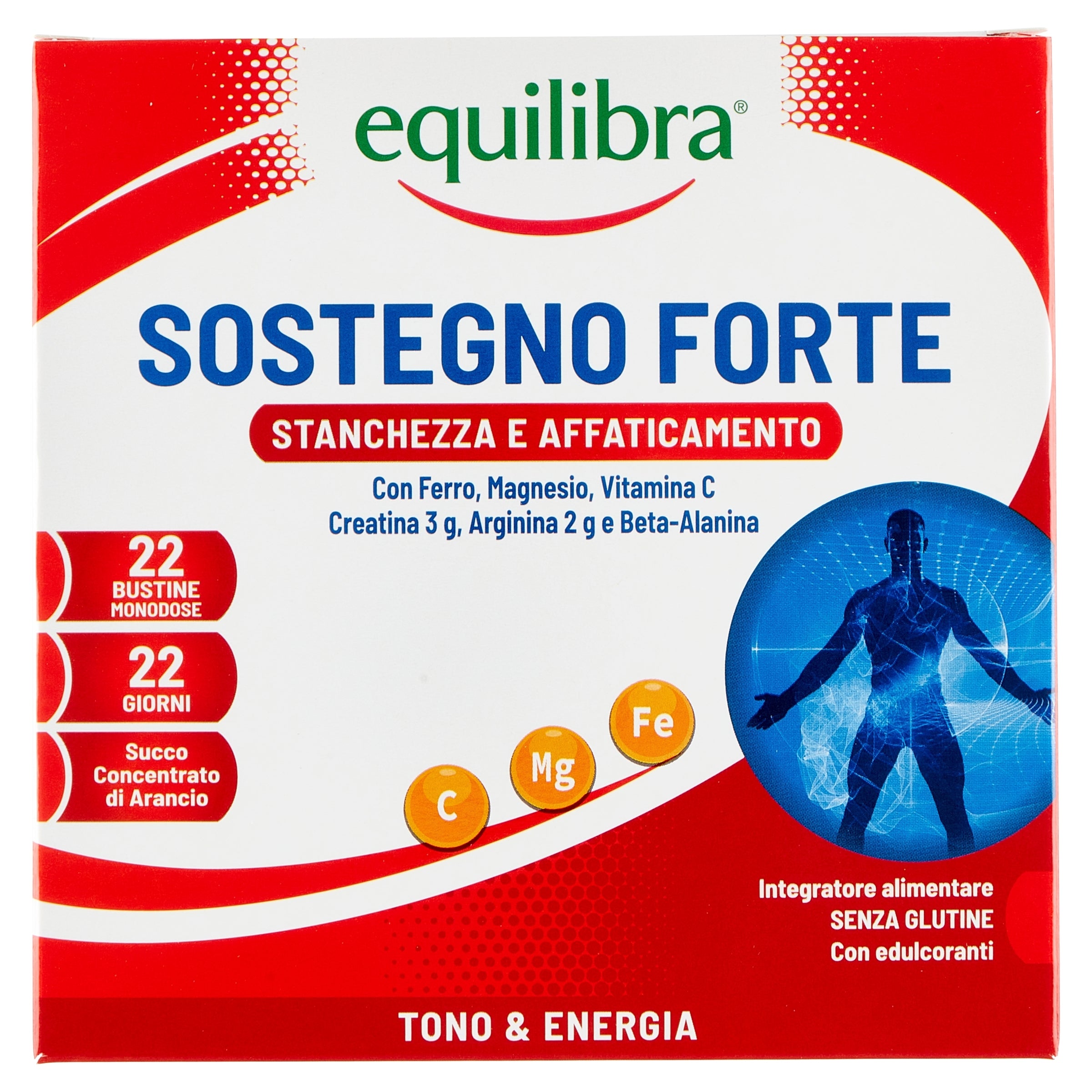 Equilibra Tono ed Energia Sostegno Forte 22 bustine-1