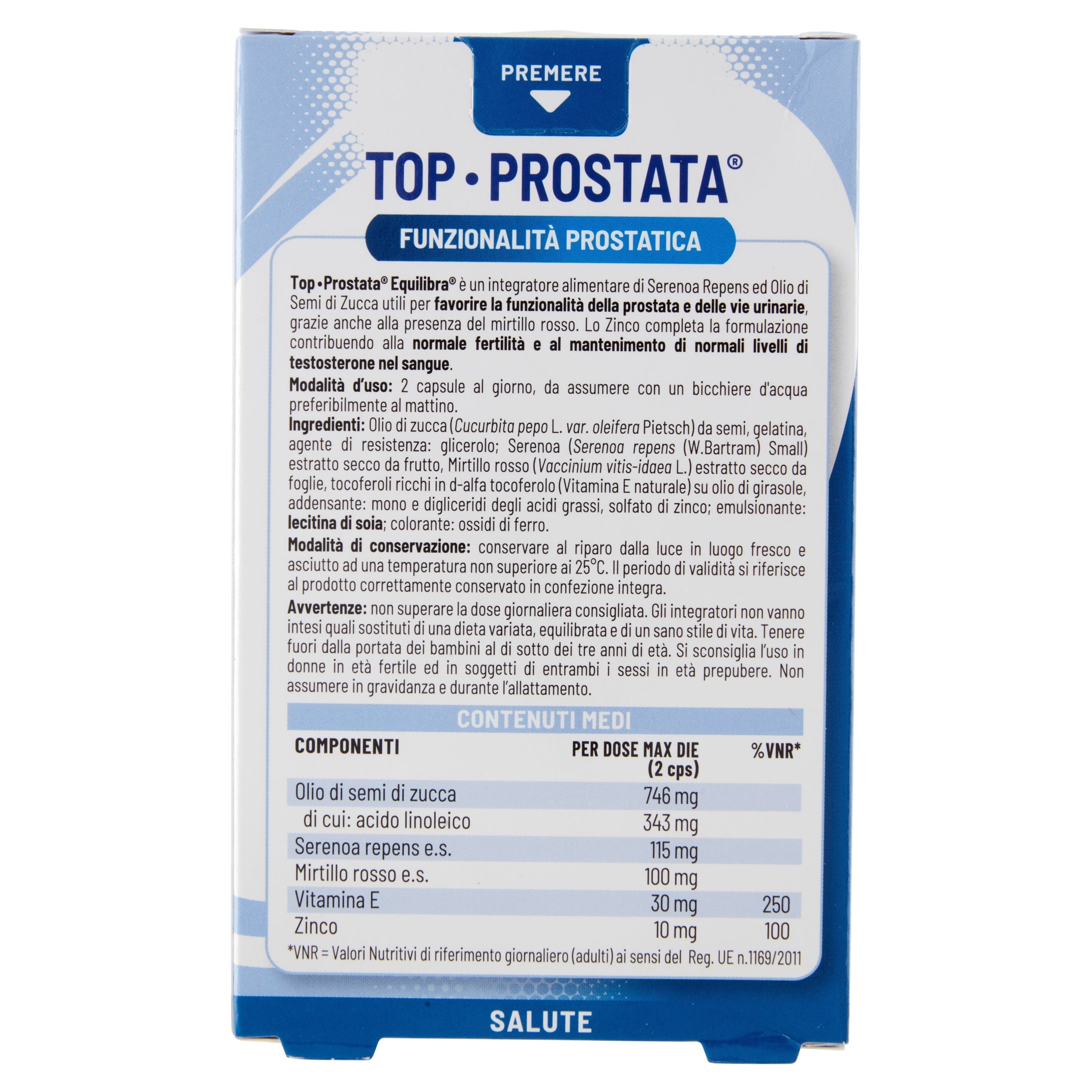 Equilibra Top Prostata integratore alimentare 40 perle-2