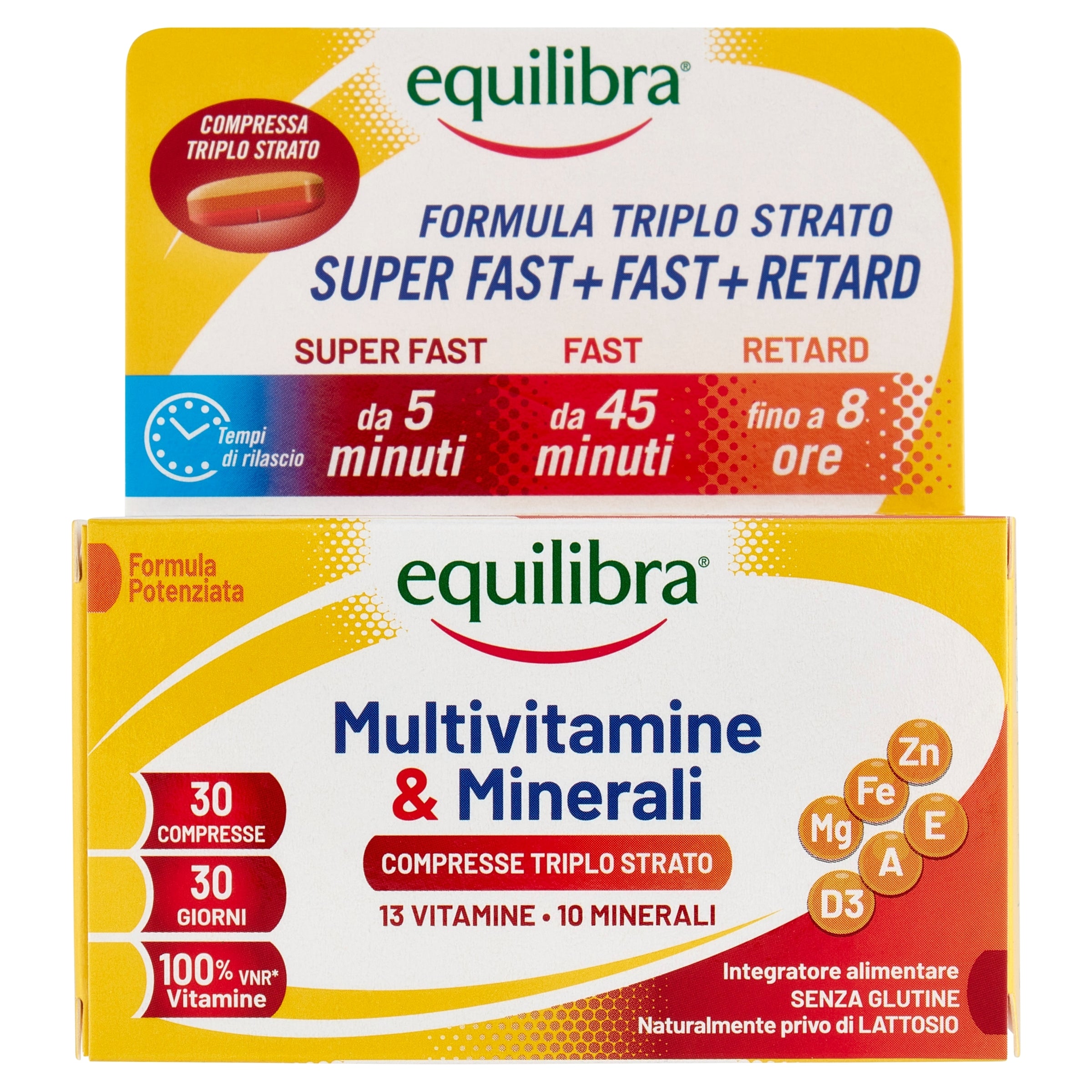 Equilibra Multivitamine e Minerali 30 compresse triplo strato-1
