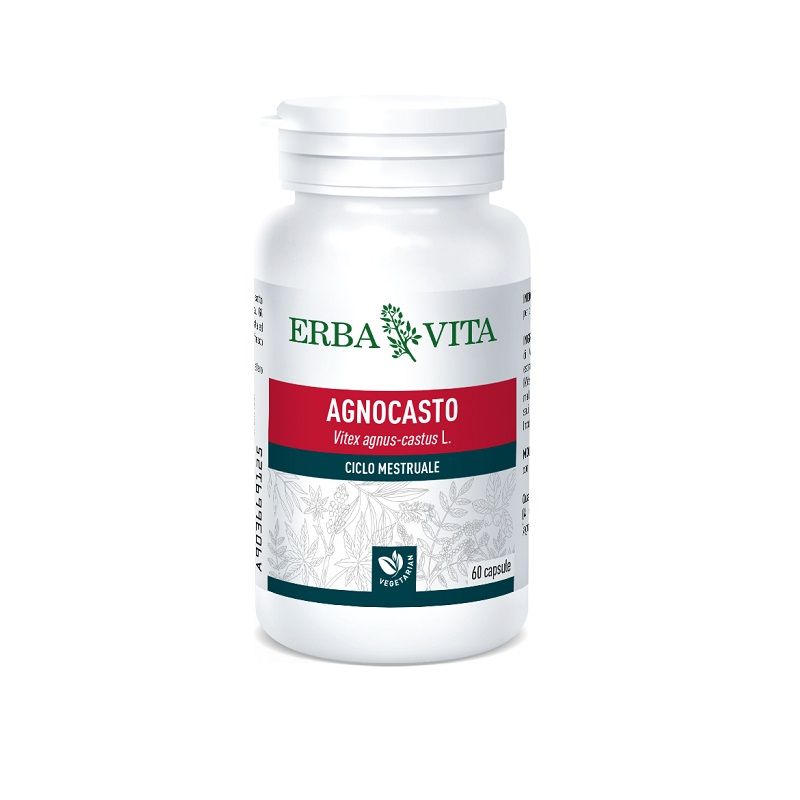 Erba Vita Agnocasto utile per i disturbi del ciclo mestruale 60 capsule-1