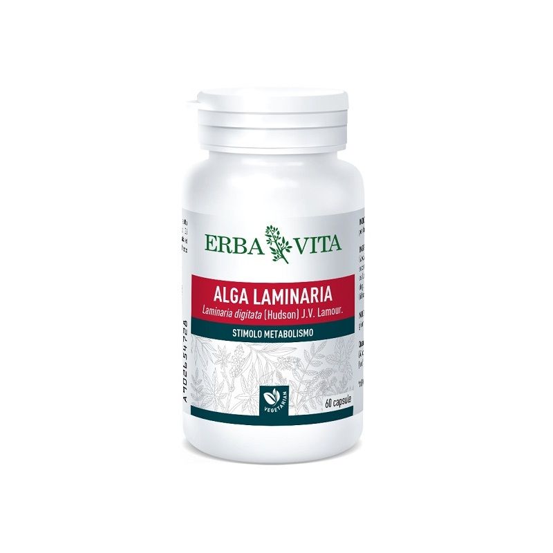 Erba Vita Alga Laminaria utile per il metabolismo 60 capsule-1