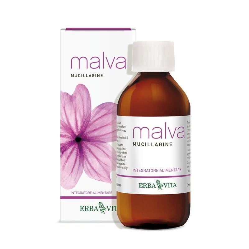 Erba Vita Mucillagine di Malva benessere intestinale e orofaringeo 200 ml-1