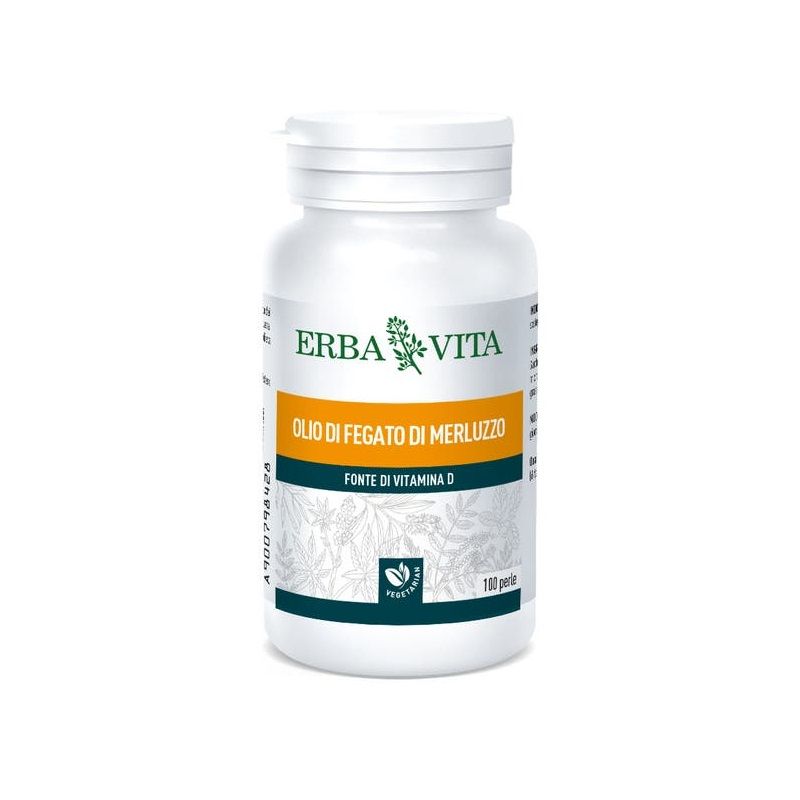 Erba Vita Olio di Fegato di Merluzzo 100 perle-1