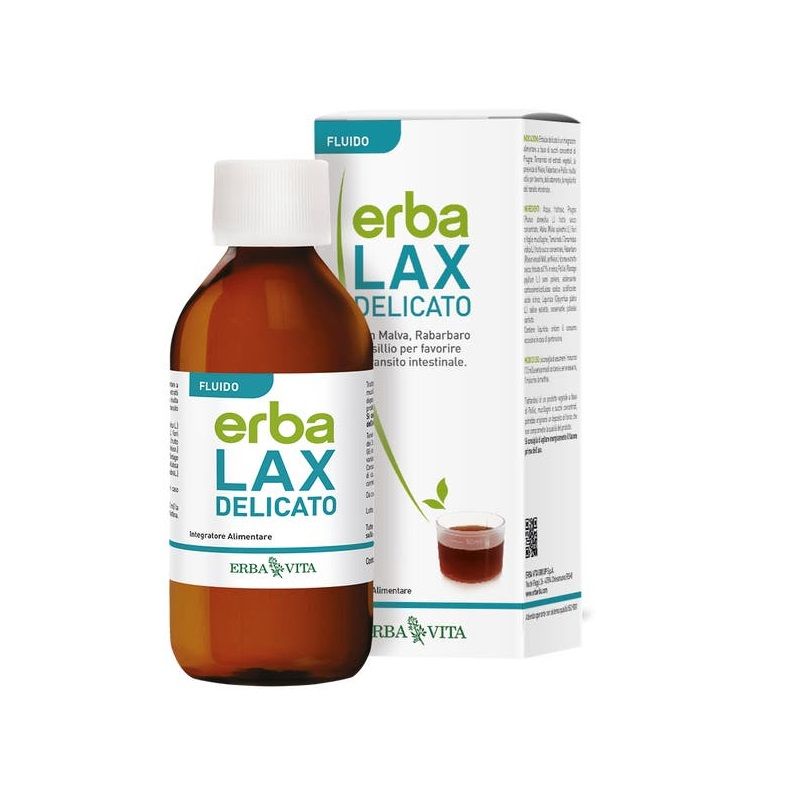 Erba Vita Erbalax delicato fluido utile per l'intestino 200ml-1