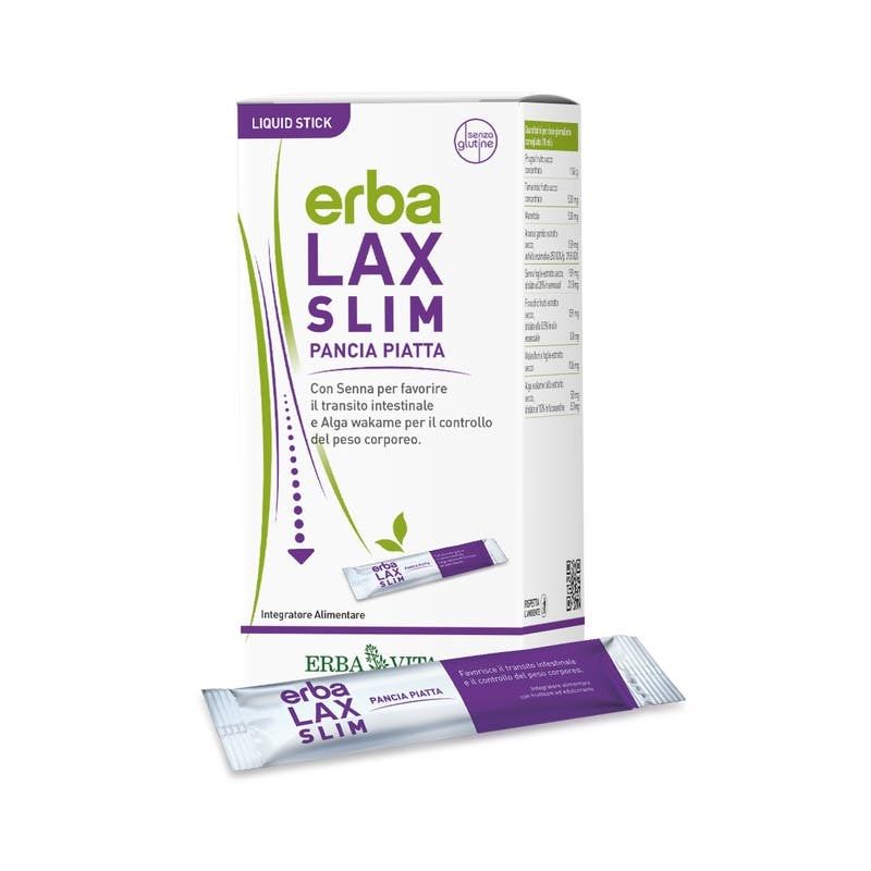 Erba Vita Erbalax Slim favorisce il transito intestinale ed il controllo del peso 12 bustine-1