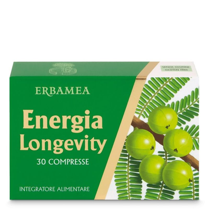 Erbamea Energia Longevity ad azione tonica adattogena 30 compresse-1