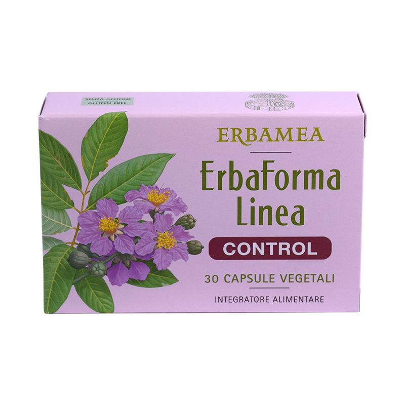 Erbamea Erbaforma Linea Control per il metabolismo dei carboidrati 30 capsule vegetali-1