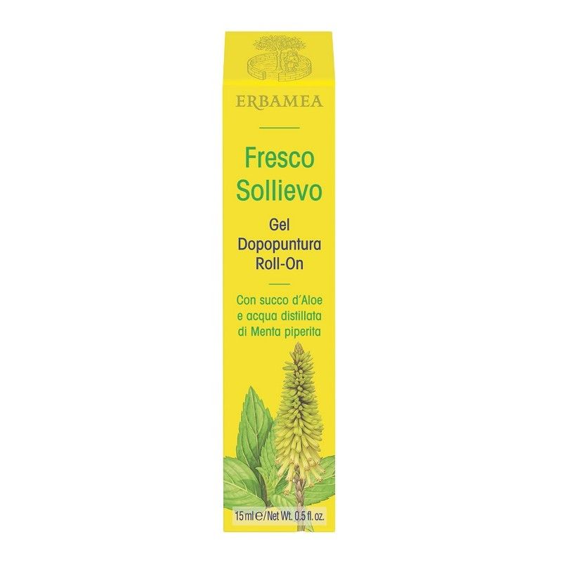 Erbamea Fresco Sollievo Roll-on Gel Dopopuntura 15ml-1