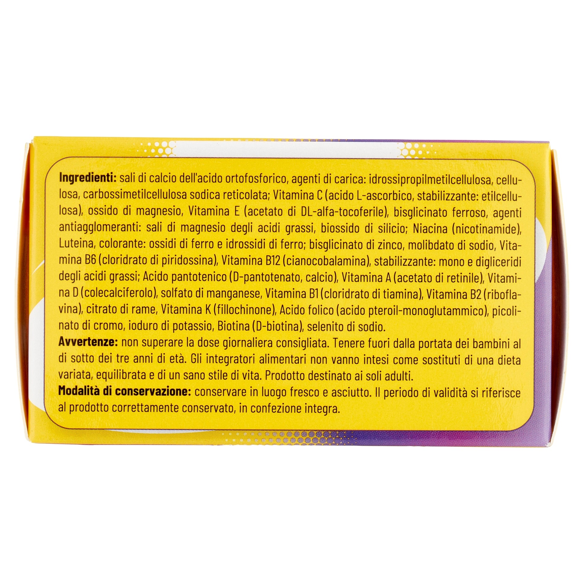 Equilibra Multivitamine e Minerali per adulti 50+ anni 30 compresse triplo strato-4