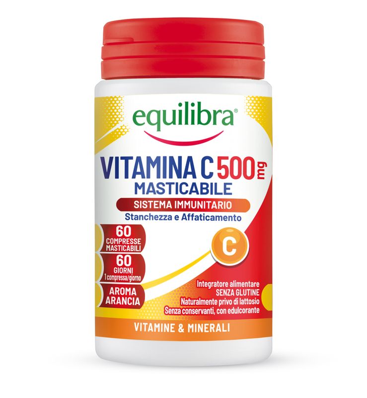 Equilibra Vitamina C 500 60 Compresse Masticabili-1